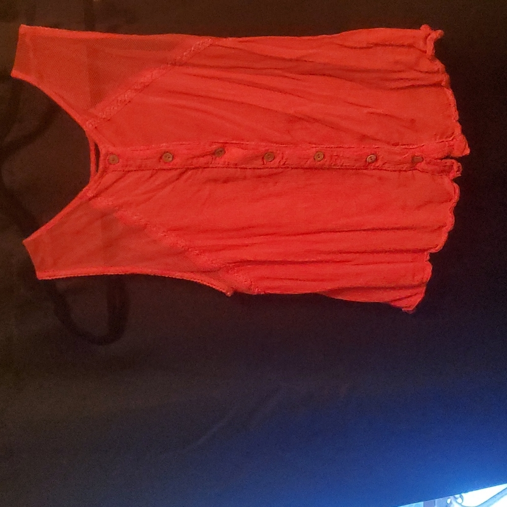 Free People Red Tank